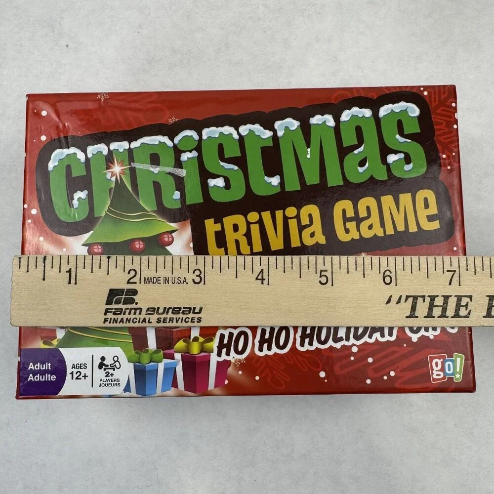 Christmas Trivia Game By Go! Games 2+ Players Adult 12+ Family Fun 220 Cards - Picture 10 of 14